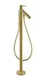 AXOR-HG-AXOR-Starck-Einhebel-Wannenmischer-bodenstehend-mit-Pingriff-Brushed-Brass-10456950 gallery number 1